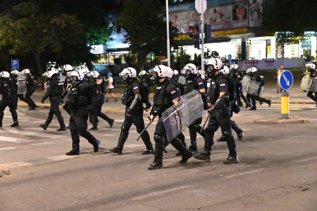 Novi Beograd, ugao Bulevara Mihaila Pupina i maršala Tolbuhina, 16. avgust 2025.