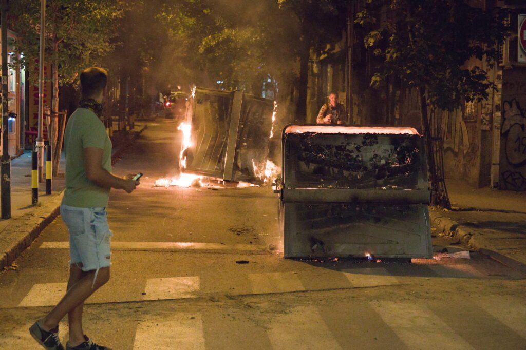 Beograd, Bulevar kralja Aleksandra (blizu ugla sa Ruzveltovom), 18. avgust 2025.